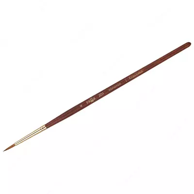 Кисть художественная, колонок, Гамма "Классика", круглая, № 4 (Арт. - 201004)