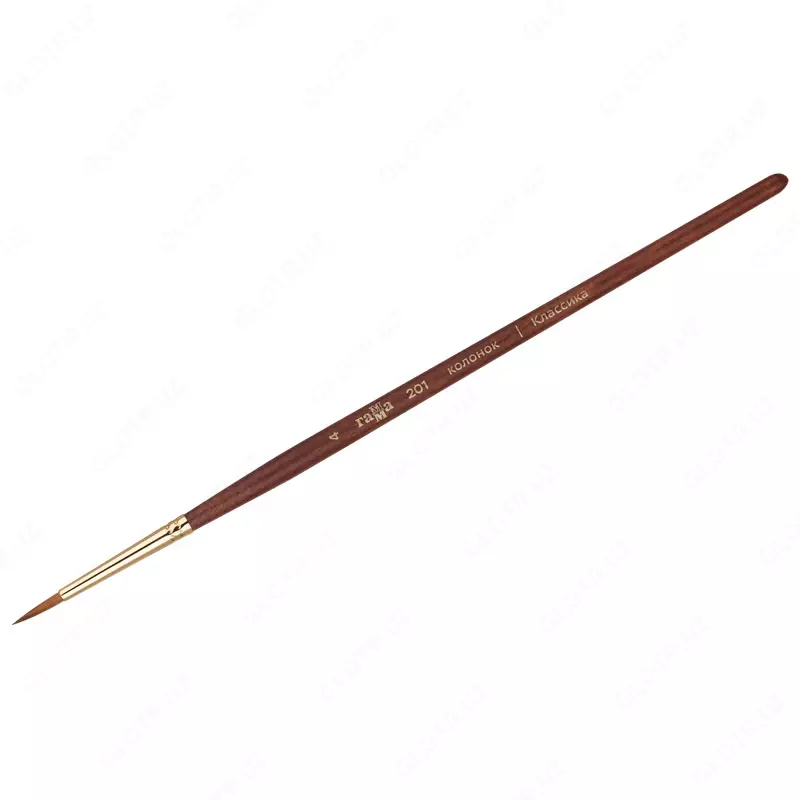 Кисть художественная, колонок, Гамма "Классика", круглая, № 4 (Арт. - 201004)