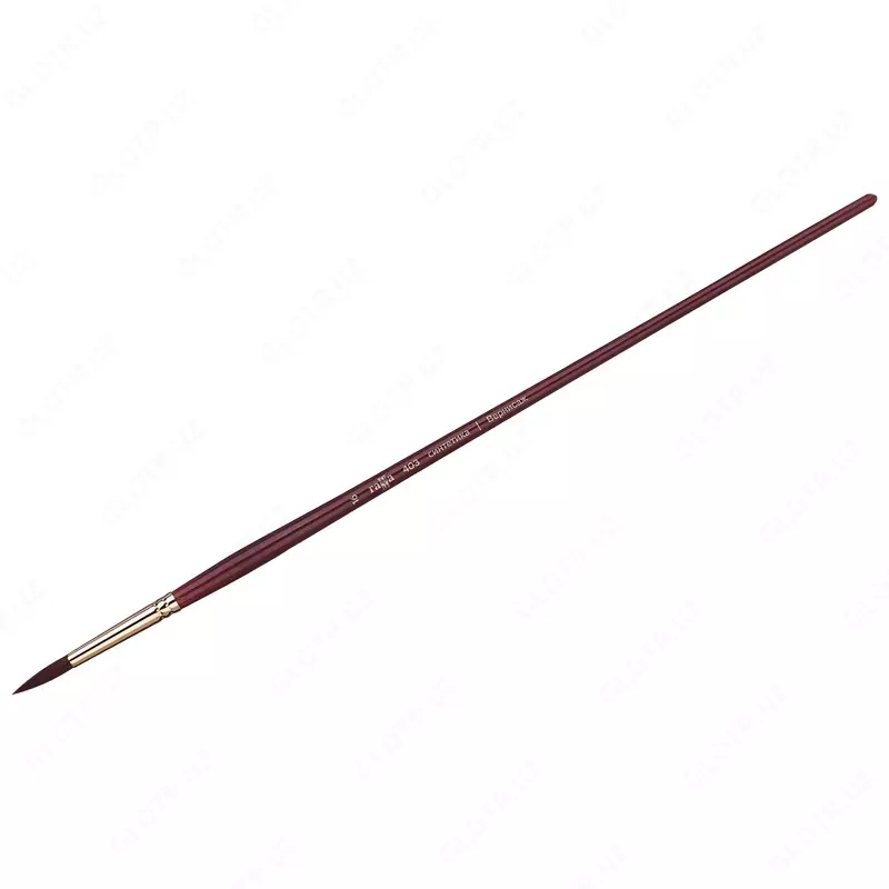 Badiiy cho'tka, sintetik bordo, "Vernisage" diapazoni, yumaloq, uzun tutqich