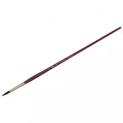 Badiiy cho'tka, sintetik bordo, "Vernisage" diapazoni, yumaloq, uzun tutqich