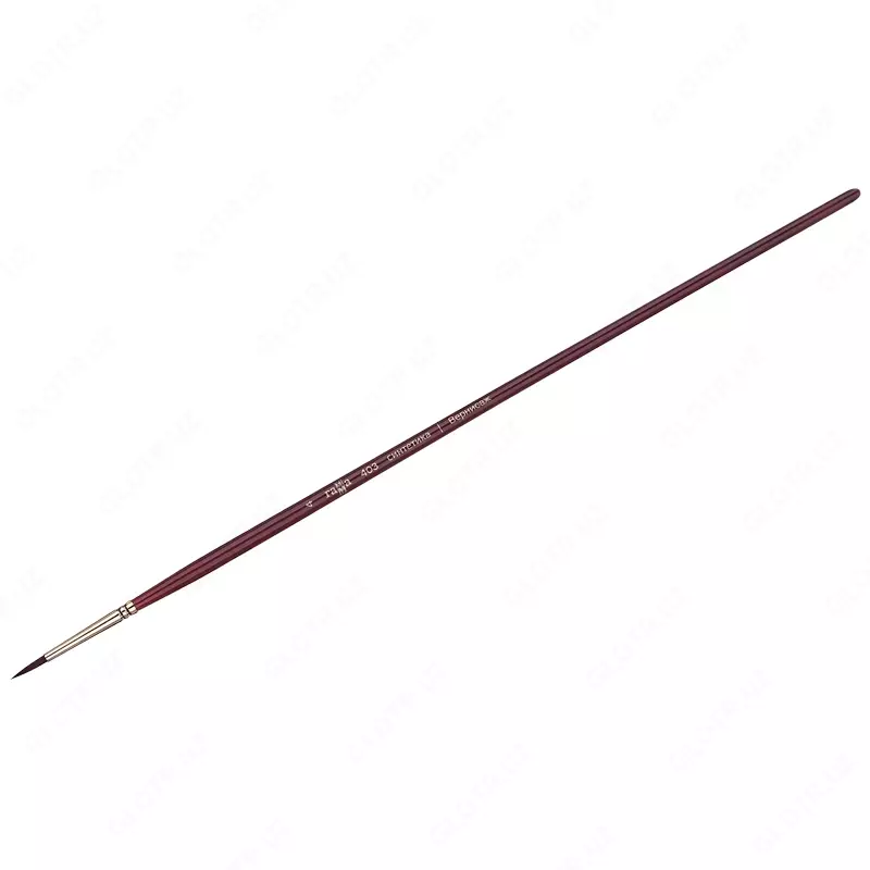 Badiiy cho'tka, sintetik bordo, "Vernisage" diapazoni, yumaloq, uzun tutqich