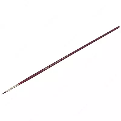 Badiiy cho'tka, sintetik bordo, "Vernisage" diapazoni, yumaloq, uzun tutqich