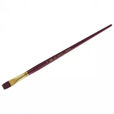 Badiiy cho'tka, sintetik bordo, "Vernisage" diapazoni, yumaloq, uzun tutqich