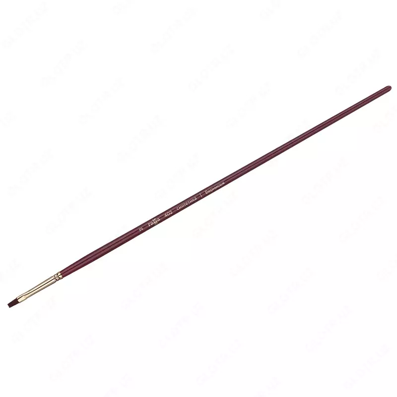 Badiiy cho'tka, sintetik bordo, Gamma "Vernissage", tekis, uzun tutqich № 2 (Art. - 402002)