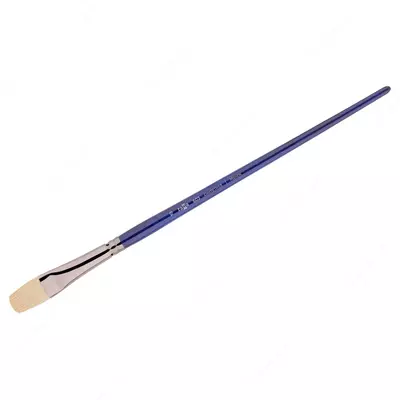 Кисть художественная, синтетика упругая, Гамма "Манеж", плоскоовальная, длинная ручка №10 (Арт. - 503010)