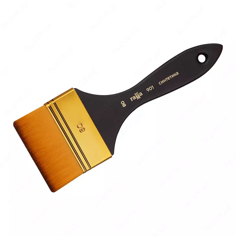 Кисть-флейц художественная, синтетика, Гамма, №80