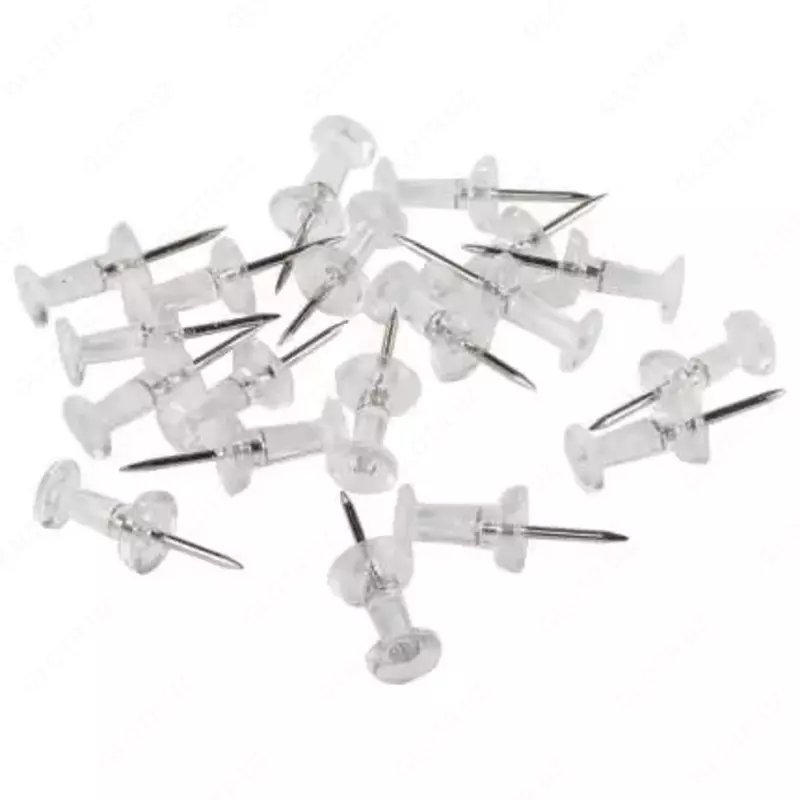 Кнопки силовые 100 шт. (прозр.) Deli