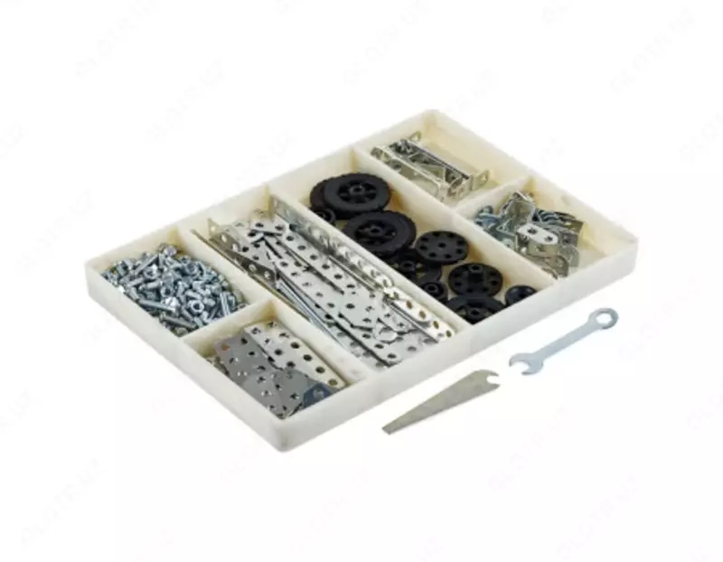 Metall Multi-Remote konstruksiya majmuasi "Mehnat darslari uchun. Magistr", No1, 174 el., plastmassa. quti