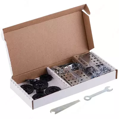 Metall Multi-Remote konstruksiya majmuasi "Mehnat darslari uchun. Magistr", No1, 174 el., plastmassa. quti