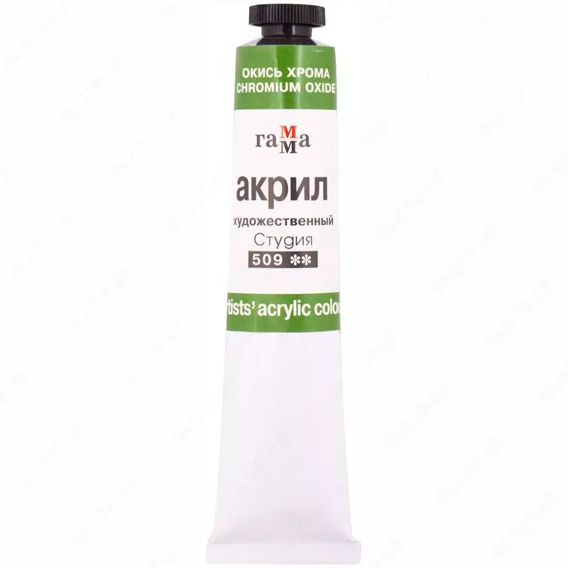 Краска акриловая художественная Гамма "Студия", 46мл, туба, окись хрома