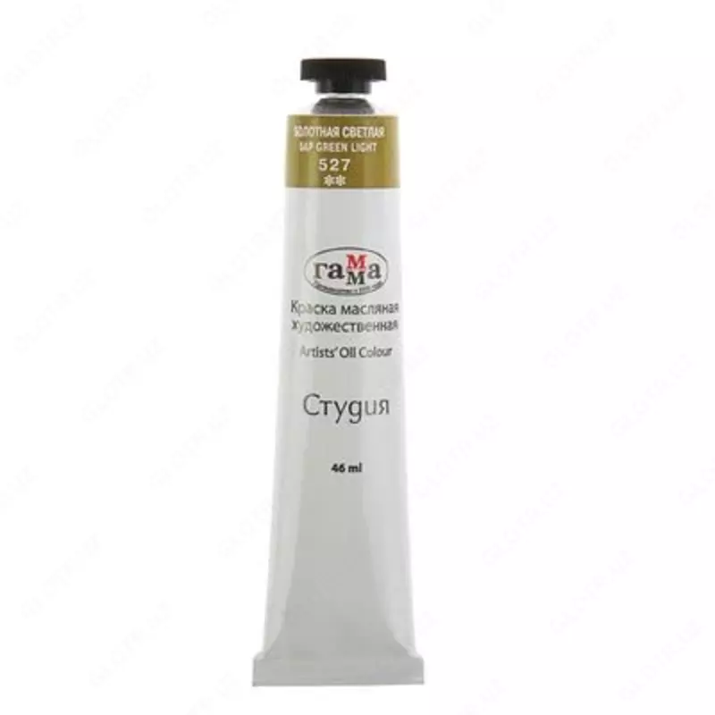 Краска масляная художественная Гамма "Студия", 46мл, туба, болотная светлая (Арт. - 0.00.А046.527)
