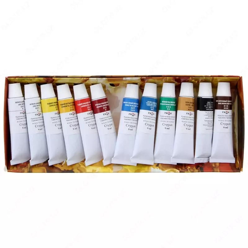 Yog 'bo'yoqlari Gamma "Studio", 18 ml naycha, karton. paket