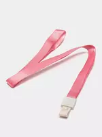 Лента для бейджа 450х15мм  (кр) Deli