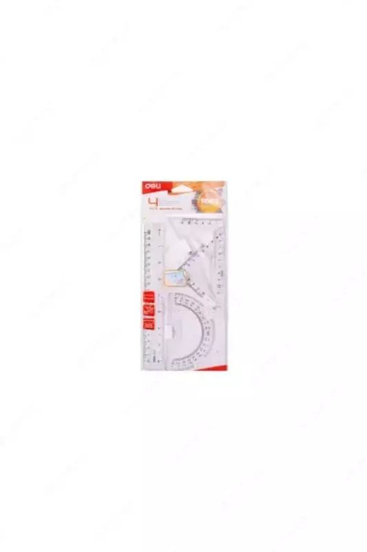  Линейки в наборе  4шт Deli - 