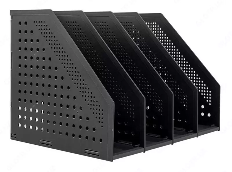 Лоток вертикальный раскладной 4шт 78996 (чр) Deli