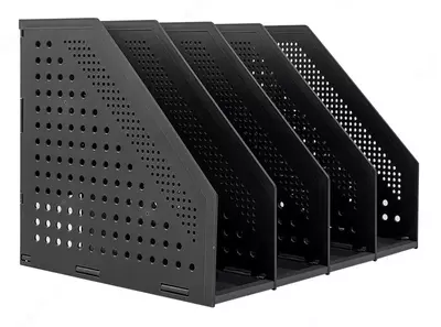 Лоток вертикальный раскладной 4шт 78996 (чр) Deli