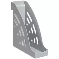 Лоток для бумаг вертикальный Стамм Торнадо  серый