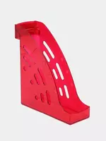 Лоток для бумаг вертикальный Стамм Торнадо  тонированный  цвет вишня