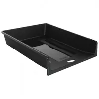 Лоток для бумаг горизонтальный Стамм 1 в 1  черный