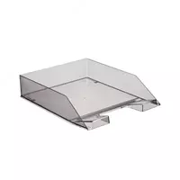  Лоток для бумаг горизонтальный Стамм Каскад  тонированный серый - 