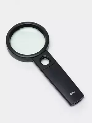 Lupa x2,5 D75 mm Deli