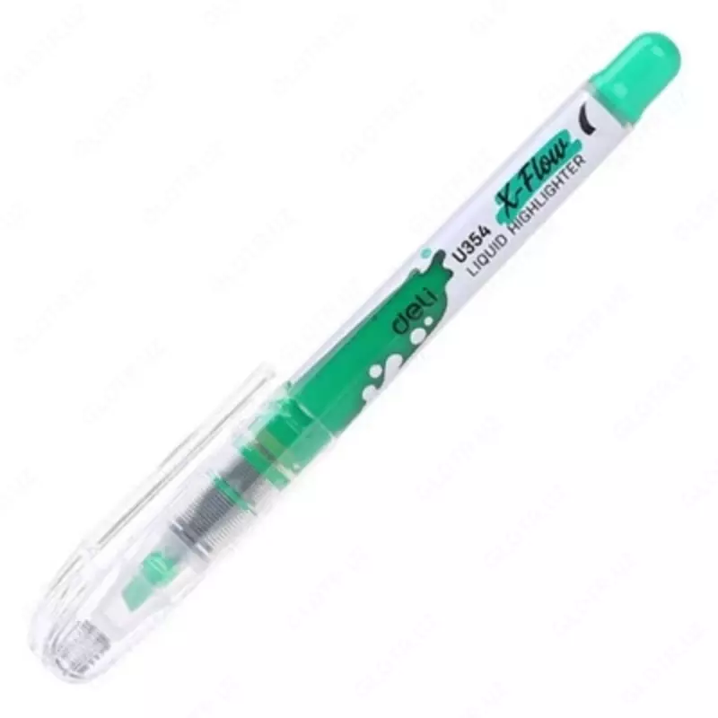 Маркер текстовый жидкий черн. (зл) 35450 Deli