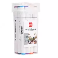 Маркеры для скетчинга 12цв 70802-12 Deli