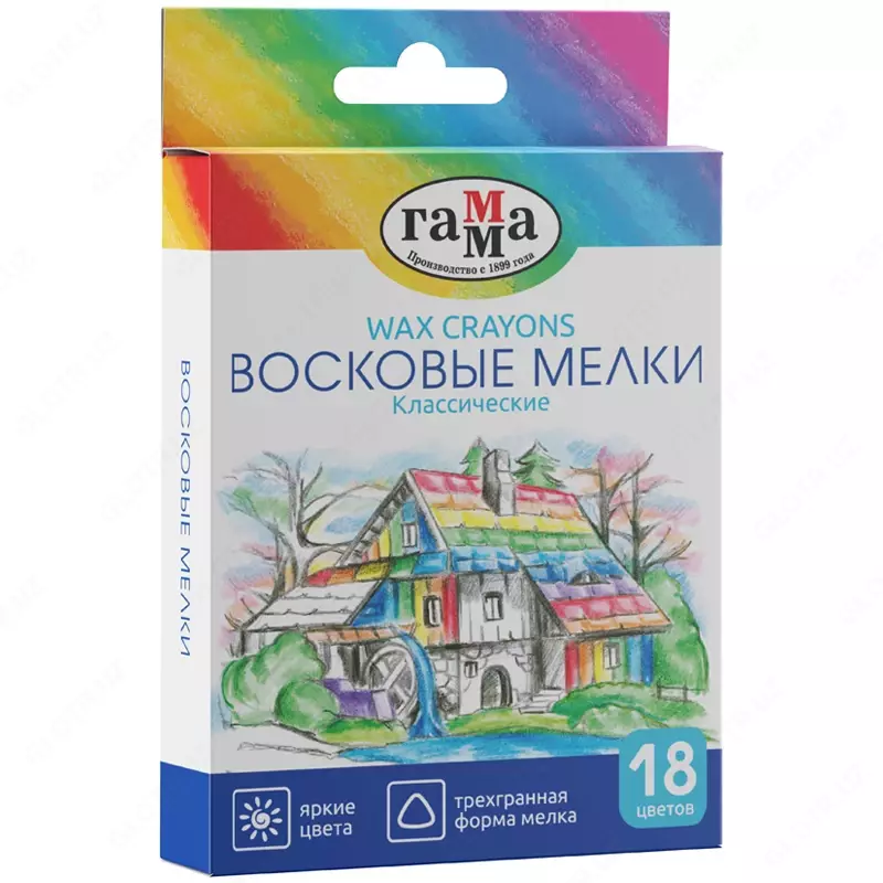 Mum rangli qalamlar "Klassik" diapazoni, karton, evro kulon