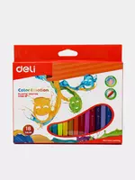 Мелки пласт. Deli 18цв 20010 Deli