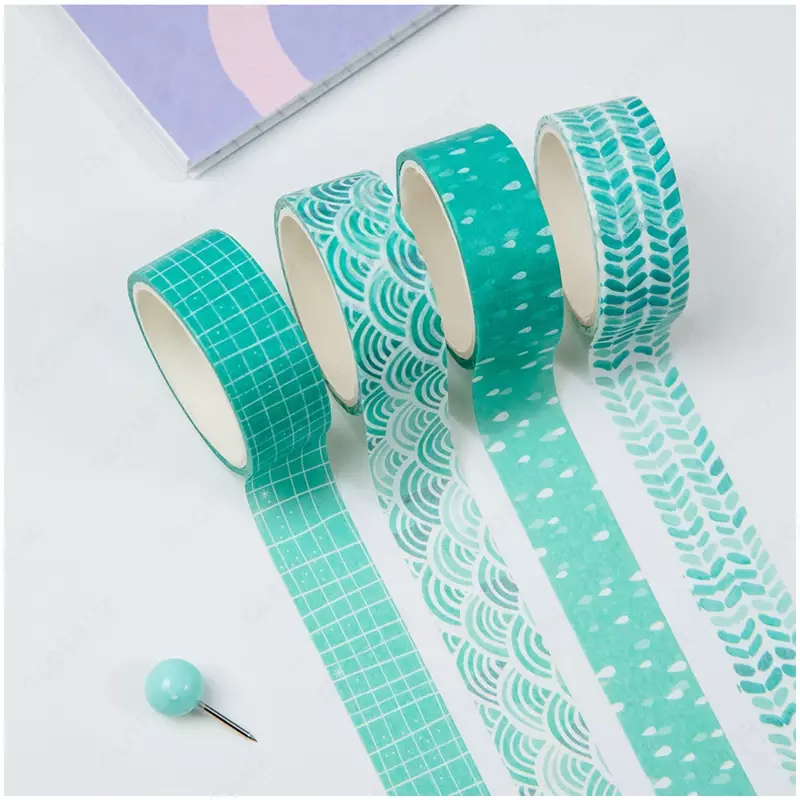 Набор клейких декоративных лент MESHU Azure  4шт