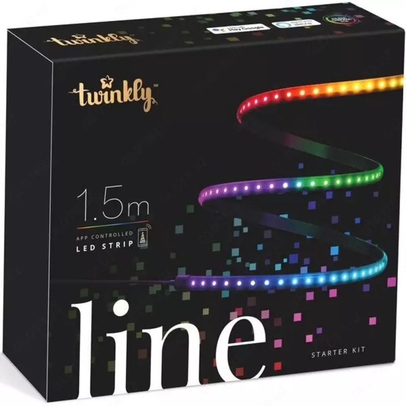 Гирлянда  Smart LED подсветка Twinkly Line 100 RGB, Gen II, IP20, длина 1,5м