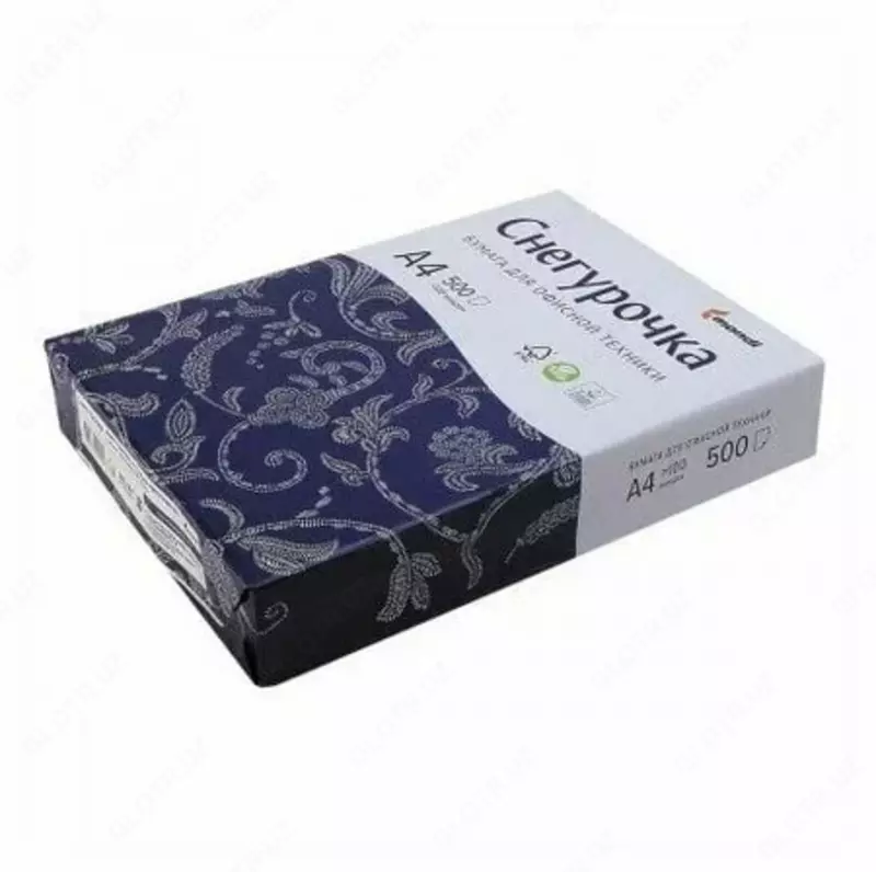 Бумага для офисной техники "Снегурочка" LG A4, 80г/м2, 100 мкм (Арт. - СнегурочкаА4) 500 листов