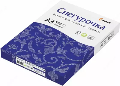 Бумага для офисной техники  Бумага для офисной техники "Снегурочка" LG A3, 80г/м2, 100 мкм (Арт. - СнегурочкаА3) 500 листов