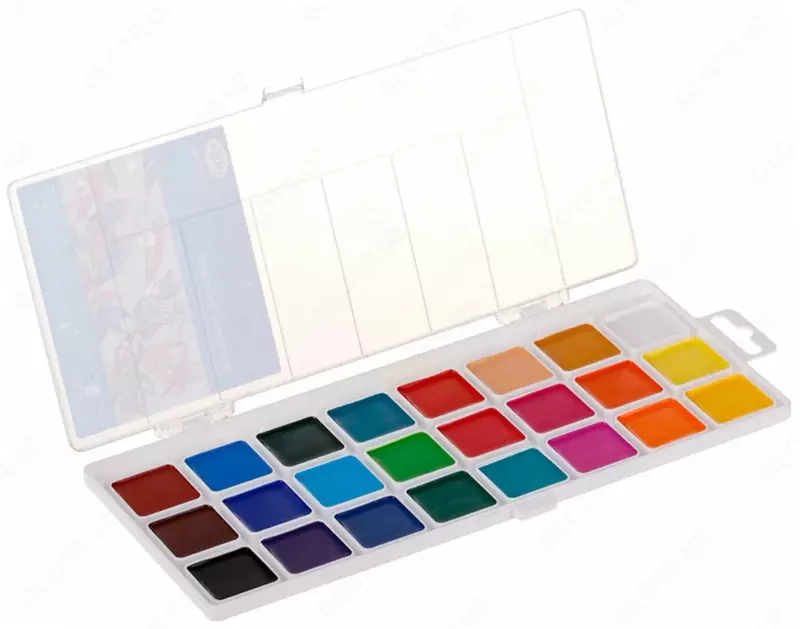 Akvarel "Gamma Classic" asal, cho'tkasiz (24 rang) Art. - 1009198