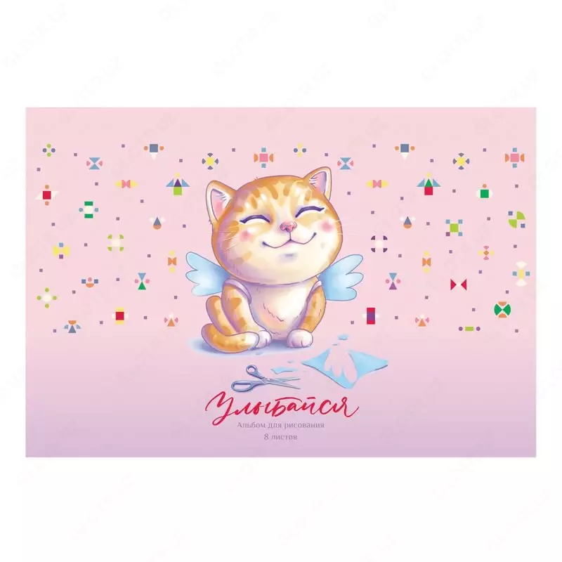 Альбом для рисования"BG Mix Девочки" эконом, 8 листов, А-4 (Арт. - АР4ск8_10968)