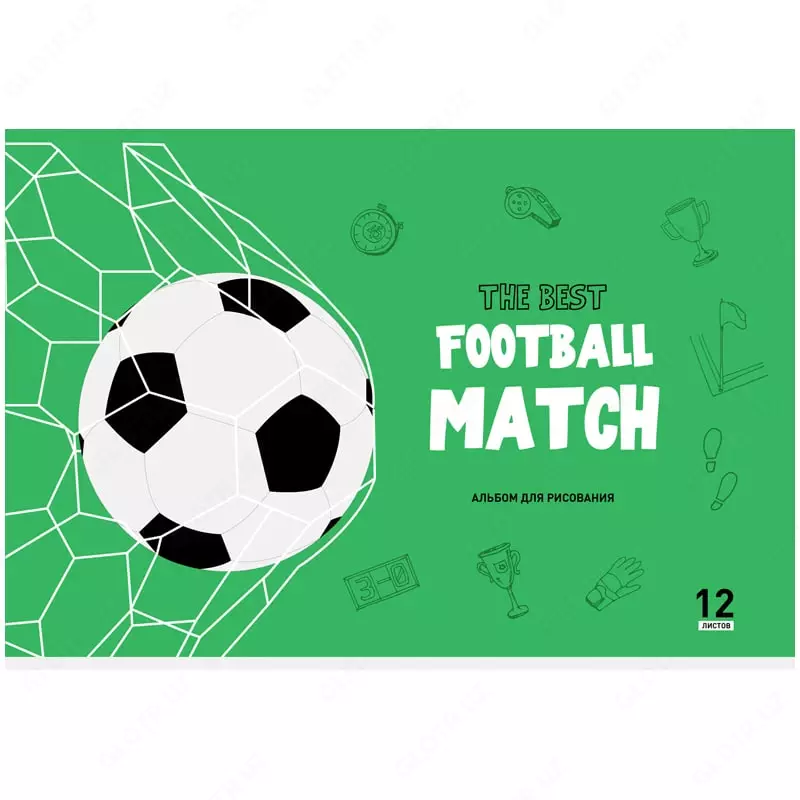 "BG Mix Boys" eskiz kitobi, iqtisod, 12 varaq, A-4 (Art. - AR4sk12_10957)