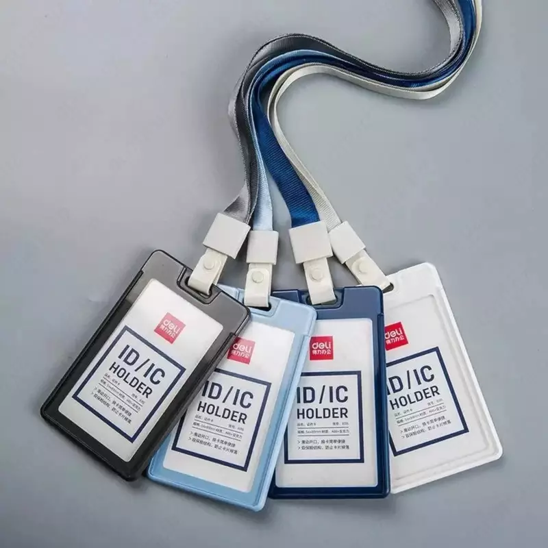 Акриловый вертикальный бейдж "Deli" 54 х 89 мм (Арт. - 8315-wt) Белый