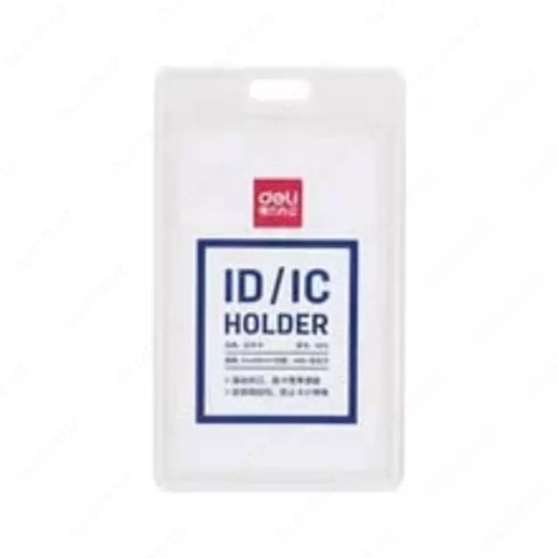 Акриловый вертикальный бейдж "Deli" 54 х 89 мм (Арт. - 8315-wt) Белый