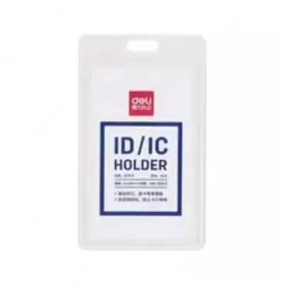 Акриловый вертикальный бейдж "Deli" 54 х 89 мм (Арт. - 8315-wt) Белый