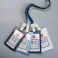 10 500 сум Акриловый вертикальный бейдж "Deli" 54 х 89 мм (Арт. - 8315-bl) Синий