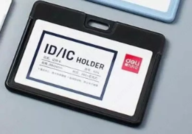 Gorizontal "Deli" ko'krak nishoni 89 x 54 mm kiyim qisqichli (Art. - 8314 funt)