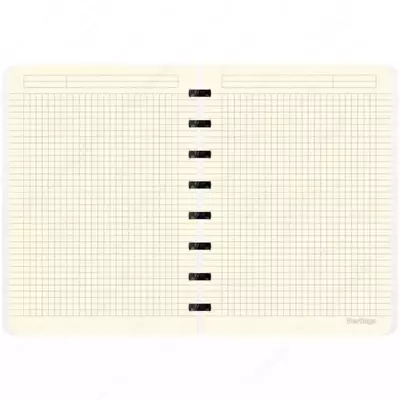 Berlingo "Gradient" biznes daftarchasi A5+, 220 x 160 mm, 80 l., plastik qopqoq, halqalar (Art. - RNt_A5704)