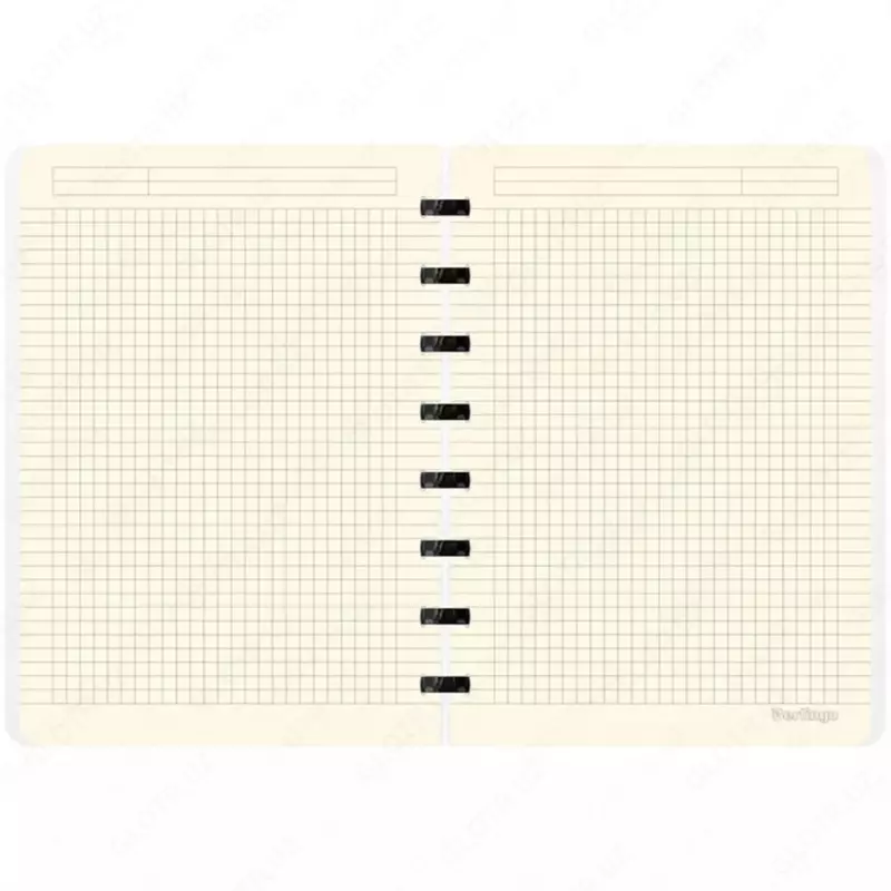 Berlingo "Gradient" biznes daftarchasi A5+, 220 x 160 mm, 80 l., plastik qopqoq, halqalar (Art. - RNt_A5704)