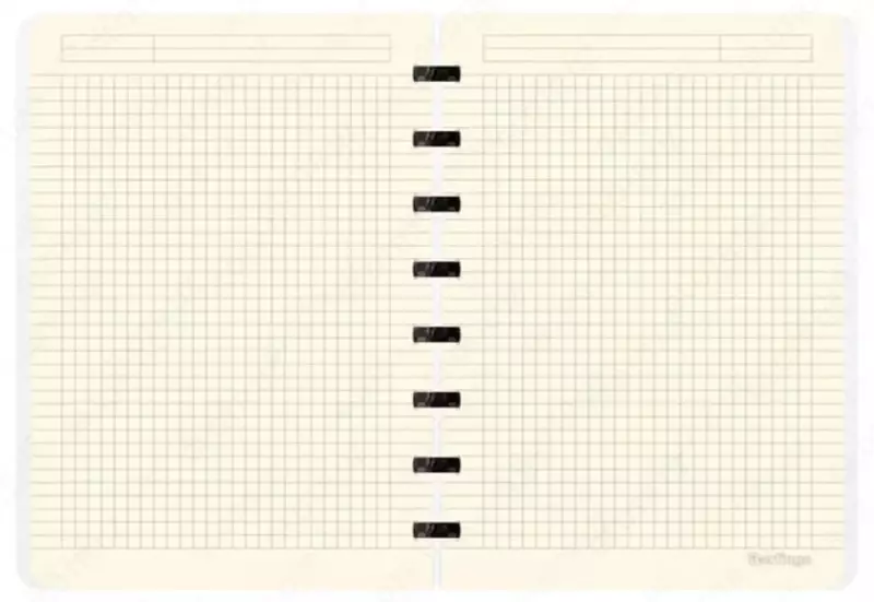 Berlingo "Radiance" biznes noutbuki A5+, 80 l, halqalarda, plastmassa. qopqoq (Art. - RNt_A5501) Sariq/Pushti