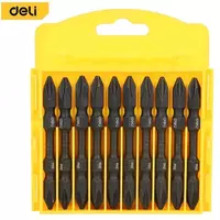 Набор торсионных бит для шуруповерта "Deli Tools" 10 шт