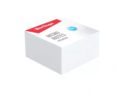 Блок для записей бумажный "Berlingo Premium" белый, 9 x 9 x 4.5 см, 500 л. (Арт. - ZP8601)