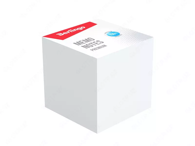 Блок для записей бумажный "Berlingo Premium" белый, 9 x 9 x 9 см, 1000 л. (Арт. - ZP8600)