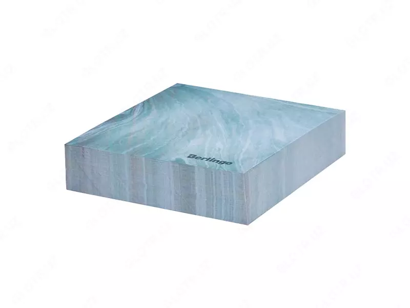 Блок для записей бумажный "Berlingo Fantasy" цветной, 8.5 x 8.5 x 2 см, 200 л. (Арт. - LNn_00053) Голубой