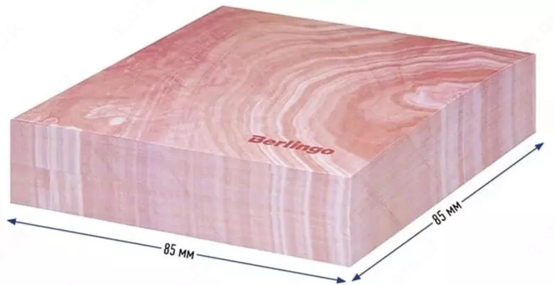 Блок для записей бумажный "Berlingo Fantasy" цветной, 8.5 x 8.5 x 2 см, 200 л. (Арт. - LNn_00056) Розовый