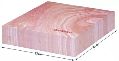 Блок для записей бумажный "Berlingo Fantasy" цветной, 8.5 x 8.5 x 2 см, 200 л. (Арт. - LNn_00056) Розовый